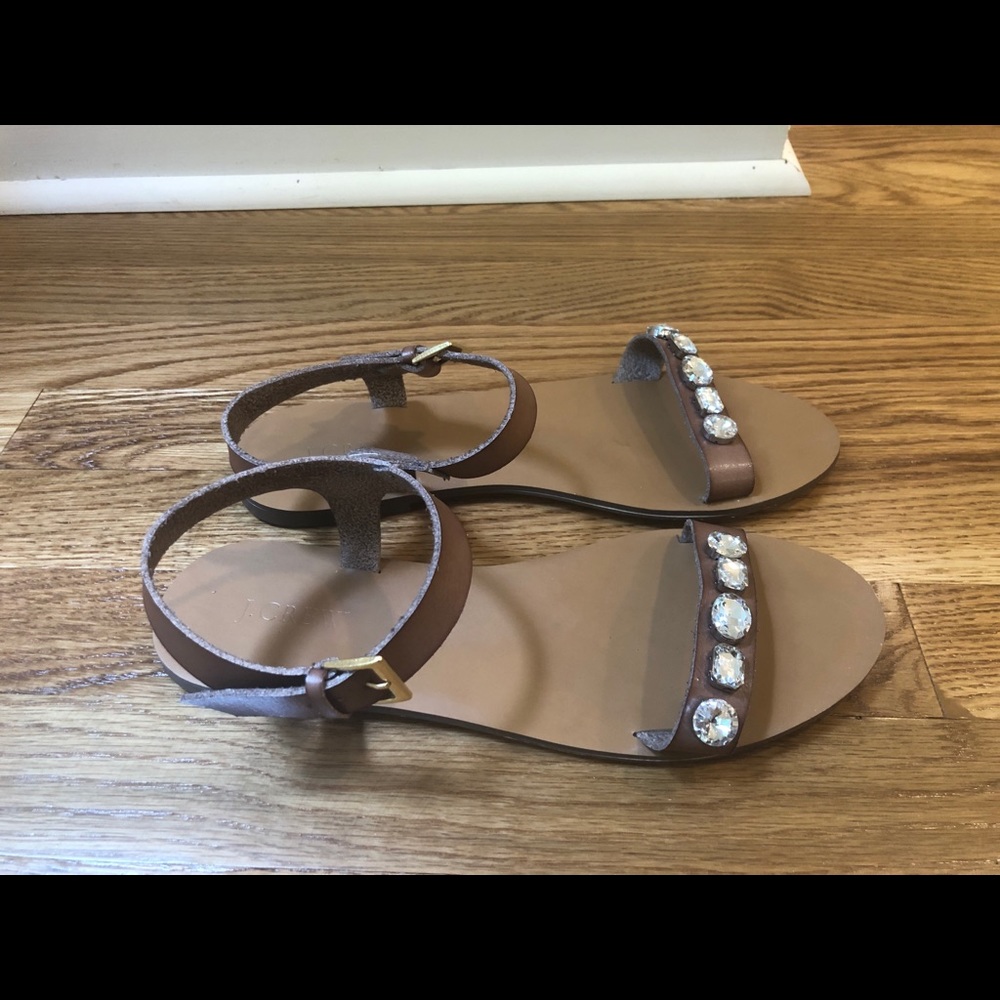 J Crew leather sandals